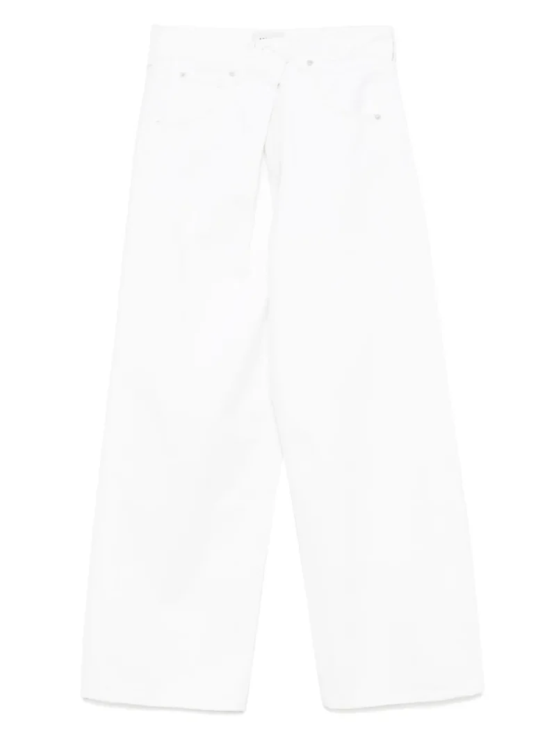 Pantaloni denim Agolde Vana alb