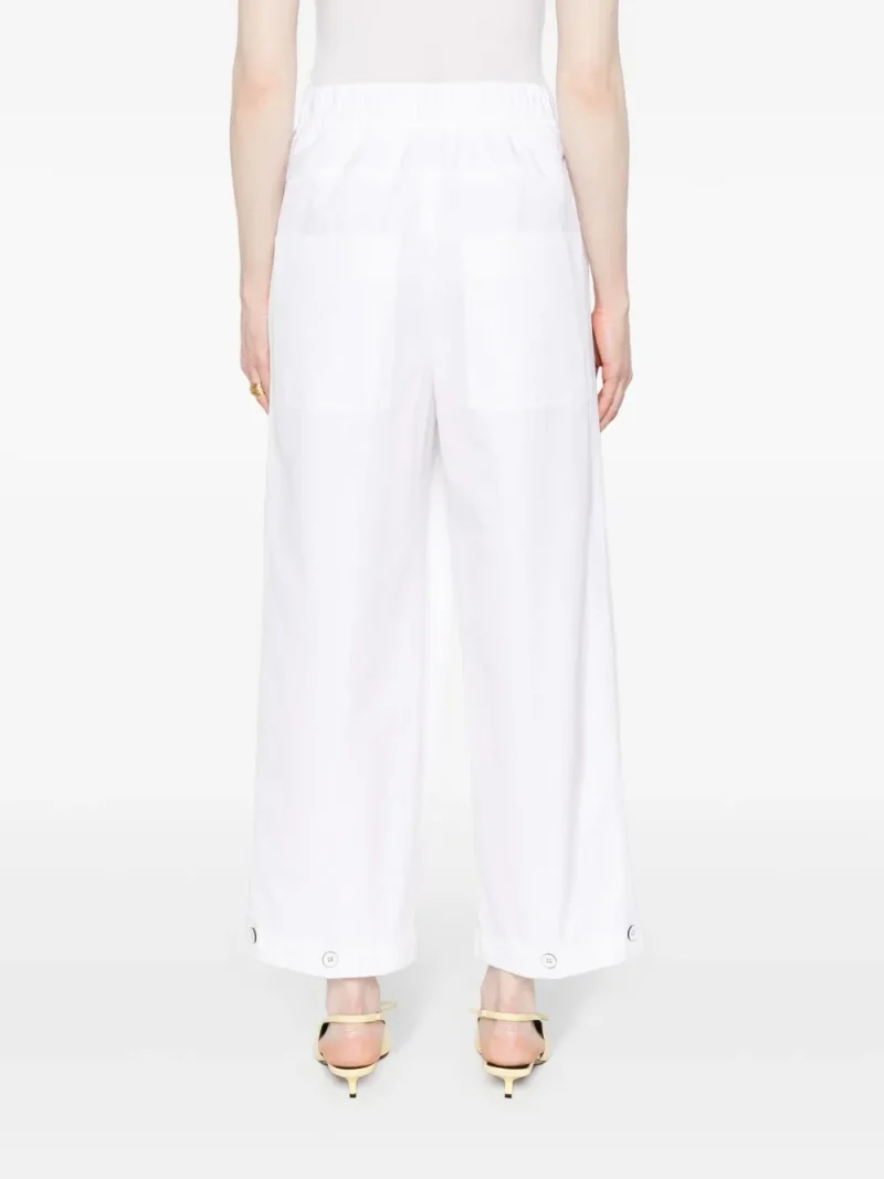 Alternative view of Pantaloni JIL SANDER Poplin Cotton alb