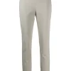 Pantaloni Lorena Antoniazzi Plain Slim-Fit gri