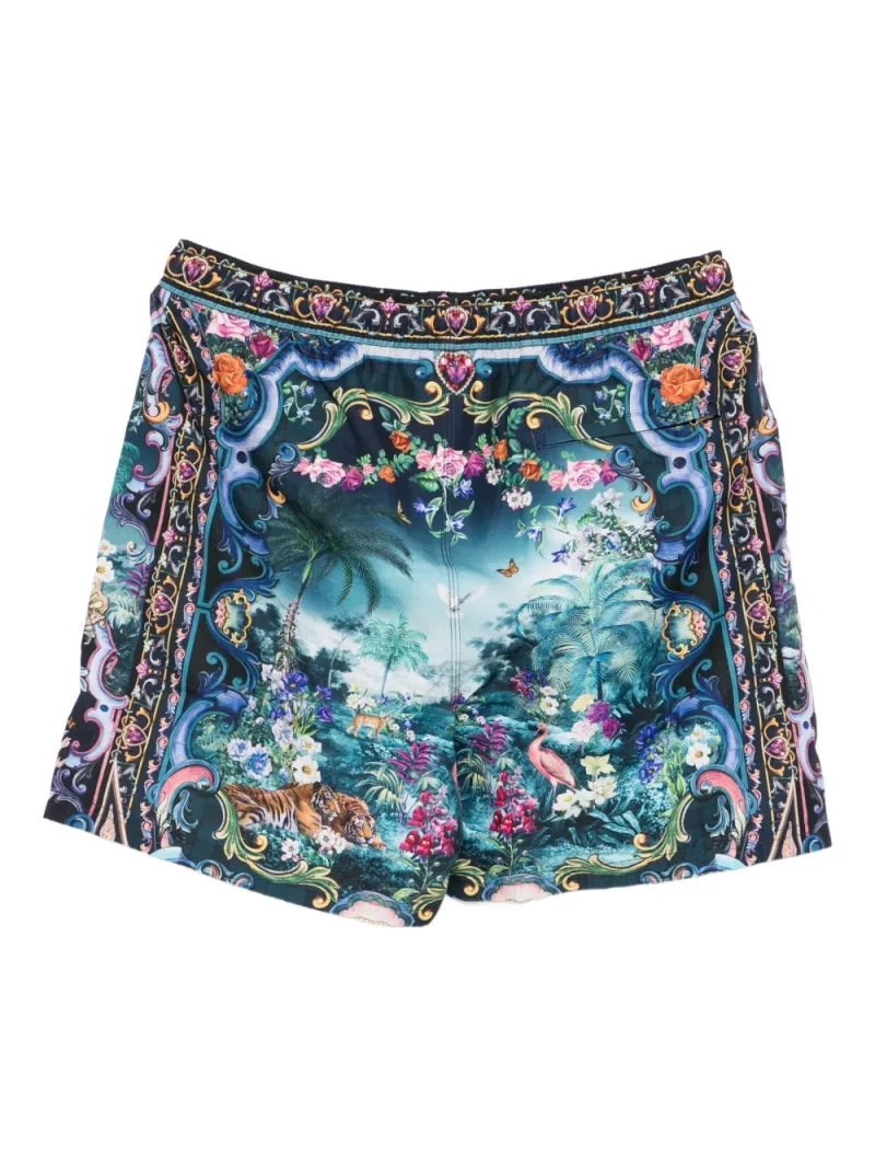 Alternative view of Pantaloni scurti Camilla Baroque-Print multicolor