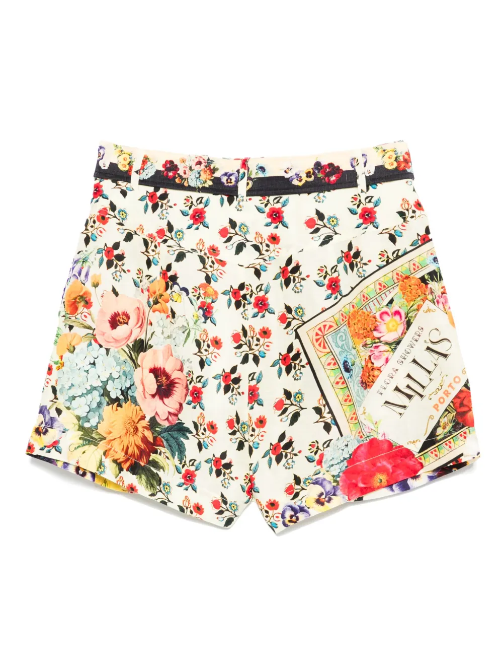 Pantaloni scurti Camilla Floral-Print multicolor - imagine 2