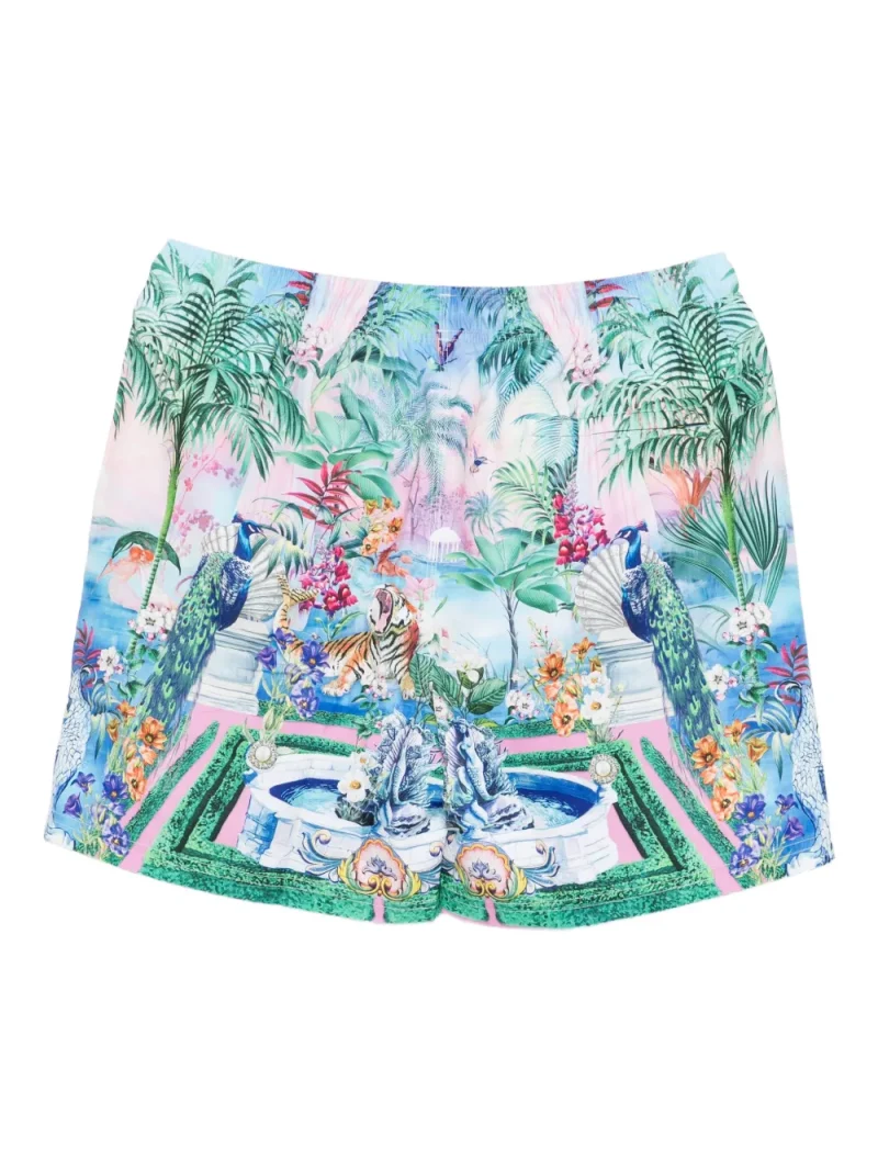 Alternative view of Pantaloni scurti Camilla Graphic-Print multicolor