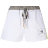 Pantaloni scurti Lorena Antoniazzi Side-Stripe alb
