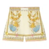 Pantaloni scurti Versace Underwater Barocco auriu
