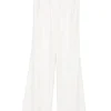 Pantaloni TOM FORD Pleat Detail alb