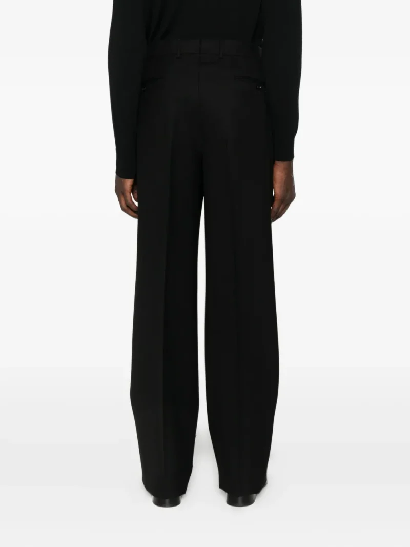 Alternative view of Pantaloni TOM FORD Pleated-Front negru