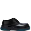 Pantofi JIL SANDER Round-Toe Leather Derby negru