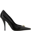 Pantofi Versace 110mm La Medusa Leather Heeled negru