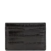 Portcard Tom Ford Chrocodile-Embossed negru