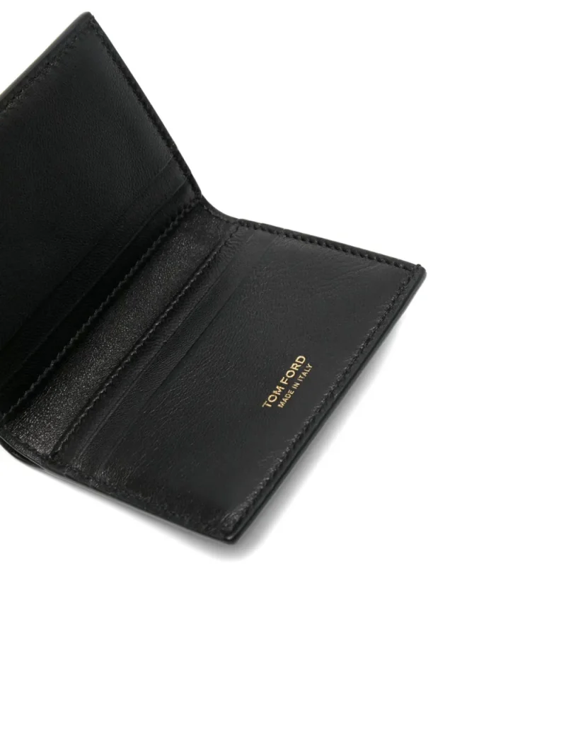 Alternative view of Portcard Tom Ford Crocodile-embossed negru