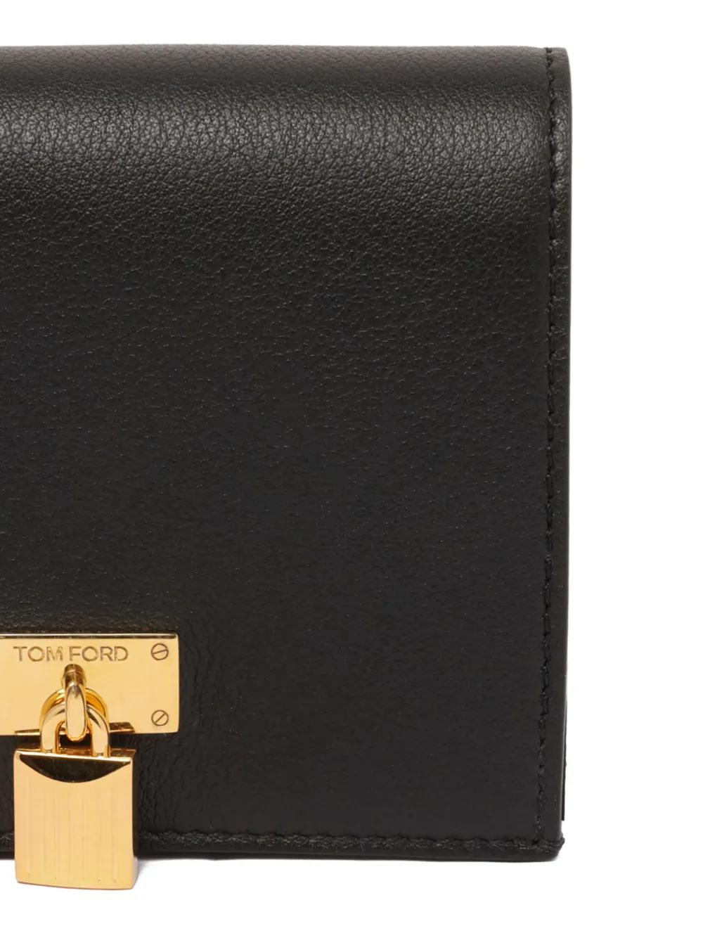 Portofel TOM FORD Padlock-Detail negru - imagine 4