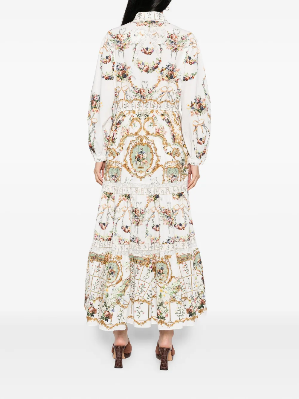 Rochie Camilla Floral-Print Shirt multicolor - imagine 2