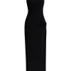 Rochie maxi Jersey Versace neagra