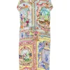 Rochie midi Camilla Floral-Print Shirt multicolor