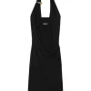 Rochie midi Versace Halterneck Crepe negru