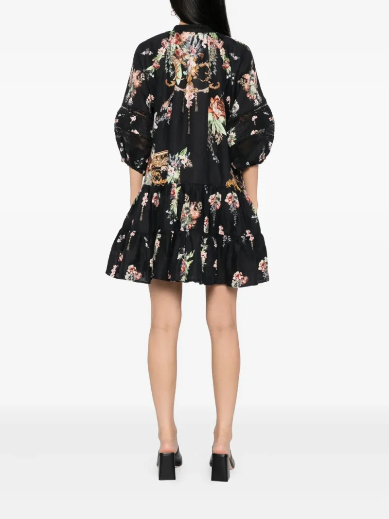 Alternative view of Rochie mini Camilla Noble Endeavours negru