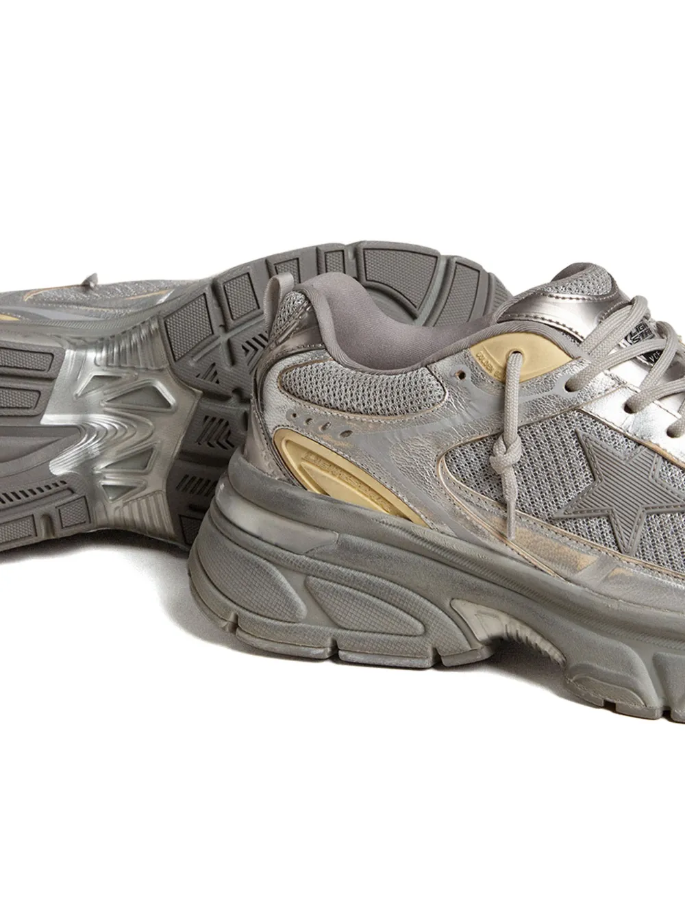 Sneakers Golden Goose Lightstar gri - imagine 2