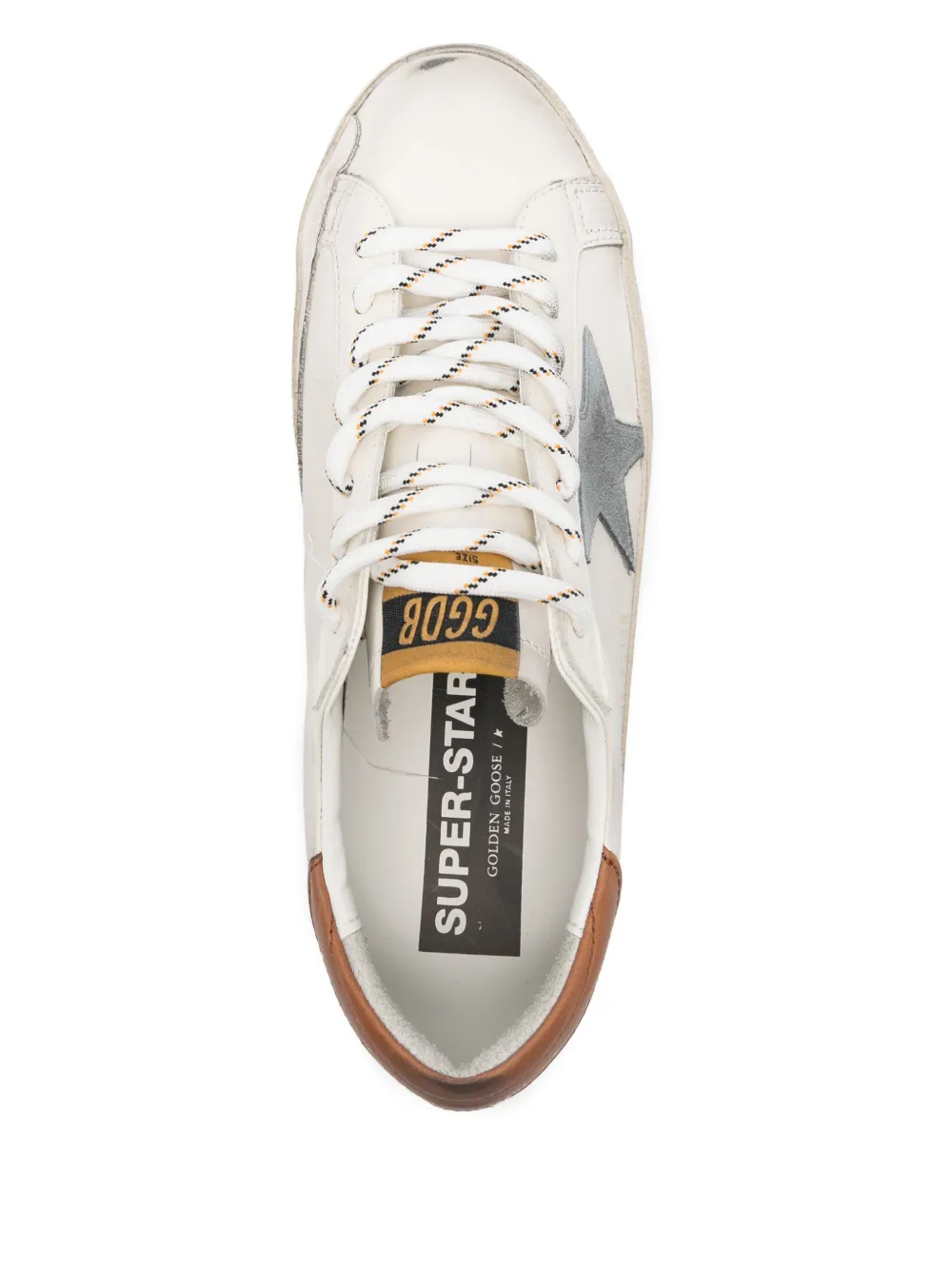 Sneakers Golden Goose SuperStar alb - imagine 4