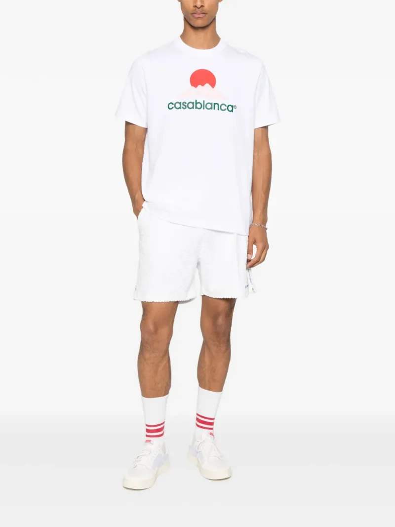 Alternative view of Tricou Casablanca organic-cotton alb