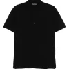 Tricou TOM FORD Pique-Weave Polo negru