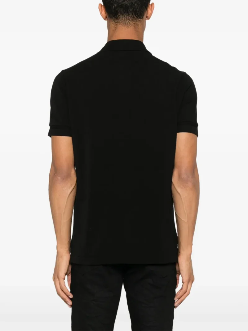 Alternative view of Tricou TOM FORD Pique-Weave Polo negru