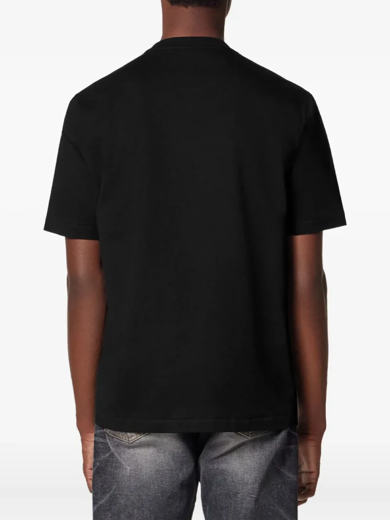 Alternative view of Tricou Versace Graphic-Print negru