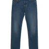 Pantaloni denim Jacob Cohen Bard Button-Fly bleumarin