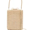 Geanta Self-Portrait crystal-embellished bow-detail mini