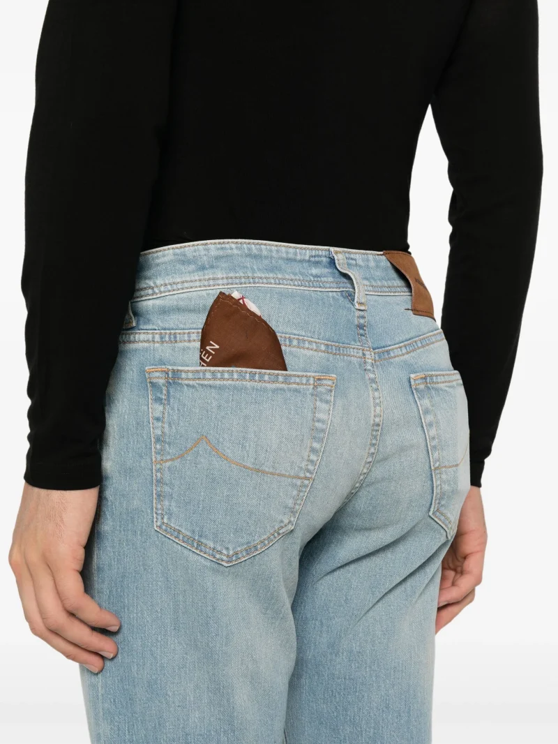 Jeans Jacob Cohen bard albastru - imagine 3