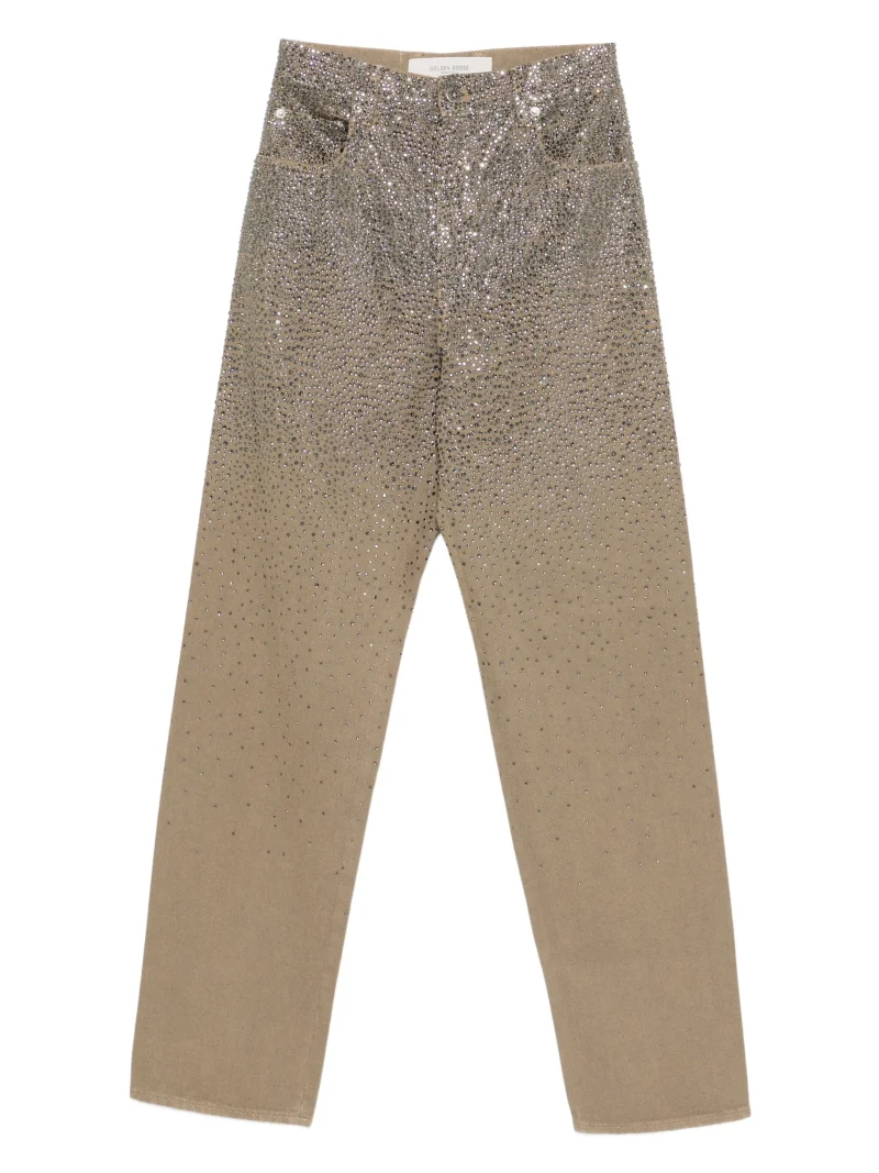 Pantaloni Golden Goose Swarovski-crystal-embellished gri