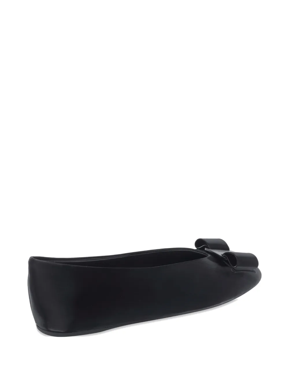 Balerini Ferragamo Vera Ballet negru - imagine 2