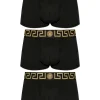 Boxeri Greca Border boxers (set de 3) negru