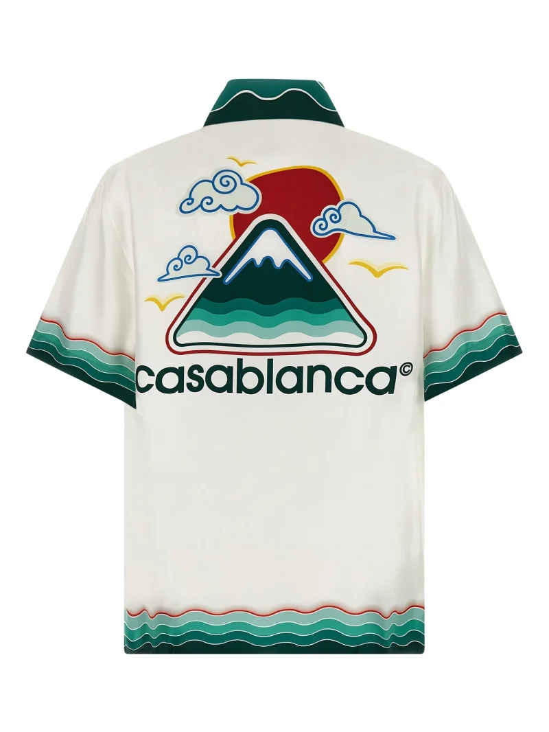 Alternative view of Camasa Casablanca Montagne Ondulée alb