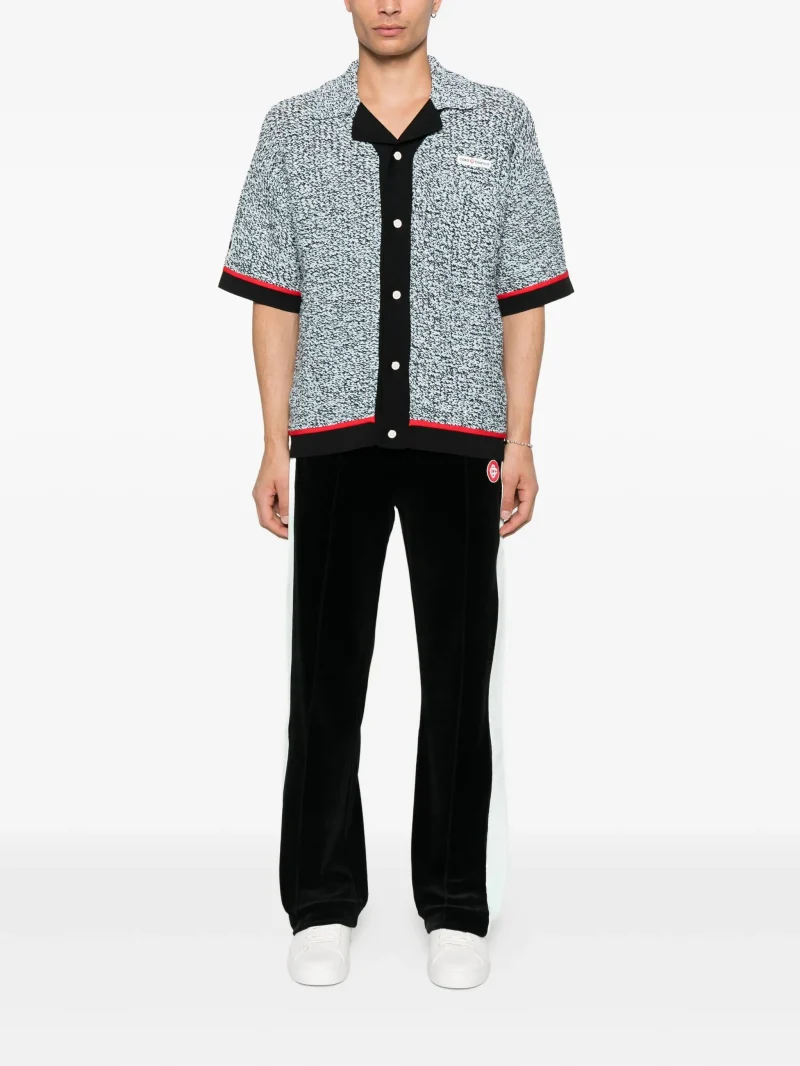 Alternative view of Camasa Casablanca mouliné albastru