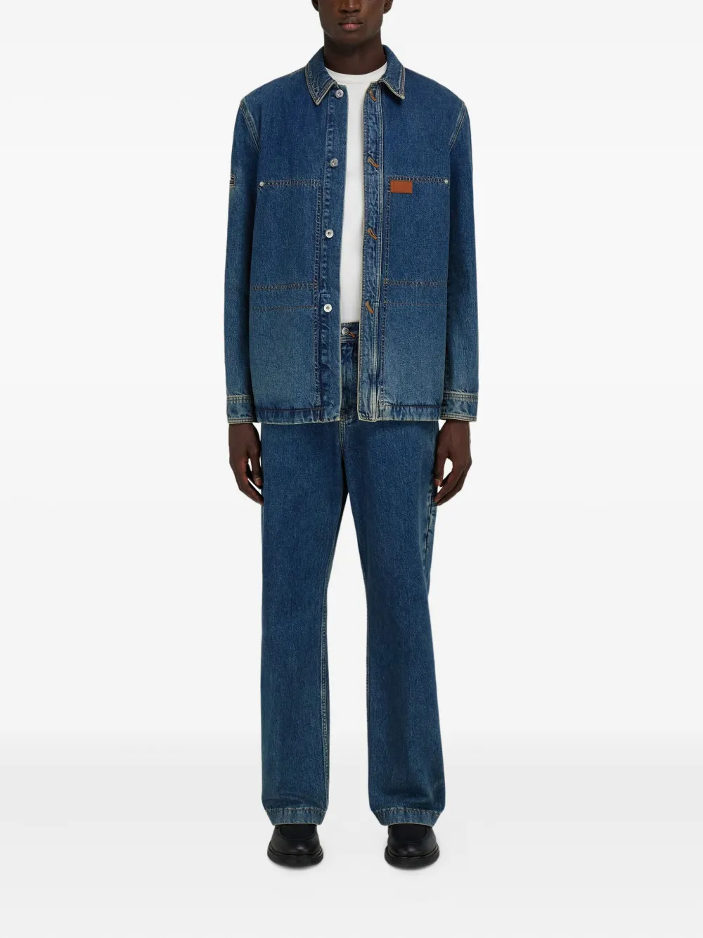 Camasa Ferragamo Workwear albastru - imagine 4