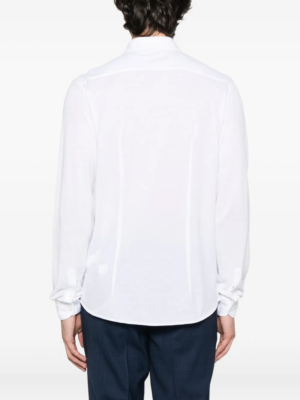 Camasa Gran Sasso button-down alb - imagine 4