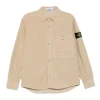 Camasa Stone Island Compass-Badge bej
