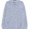 Cardigan Gran Sasso Speckled Wool albastru