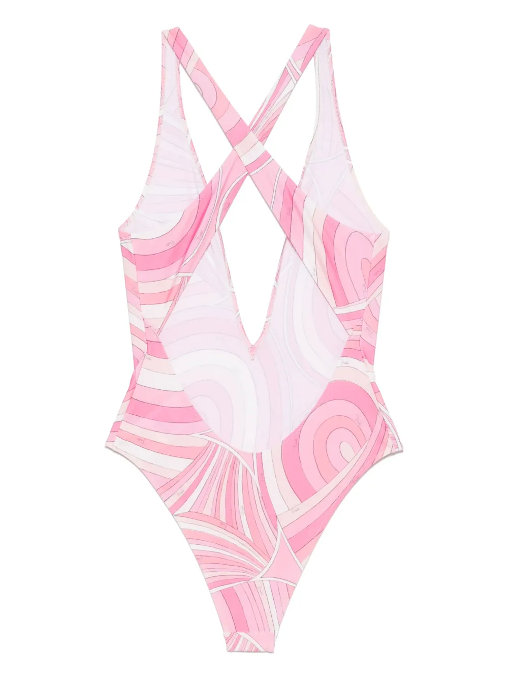 Costum de baie PUCCI Iride-print roz - imagine 2
