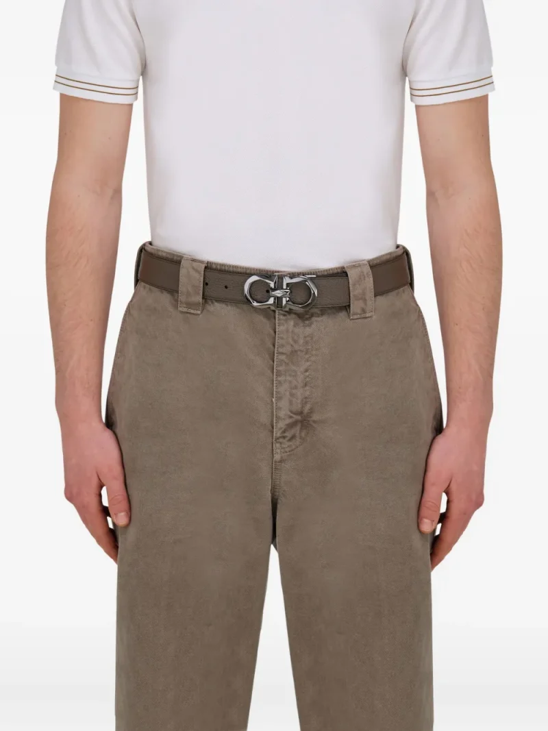 Alternative view of Curea Ferragamo Reversible Leather maro