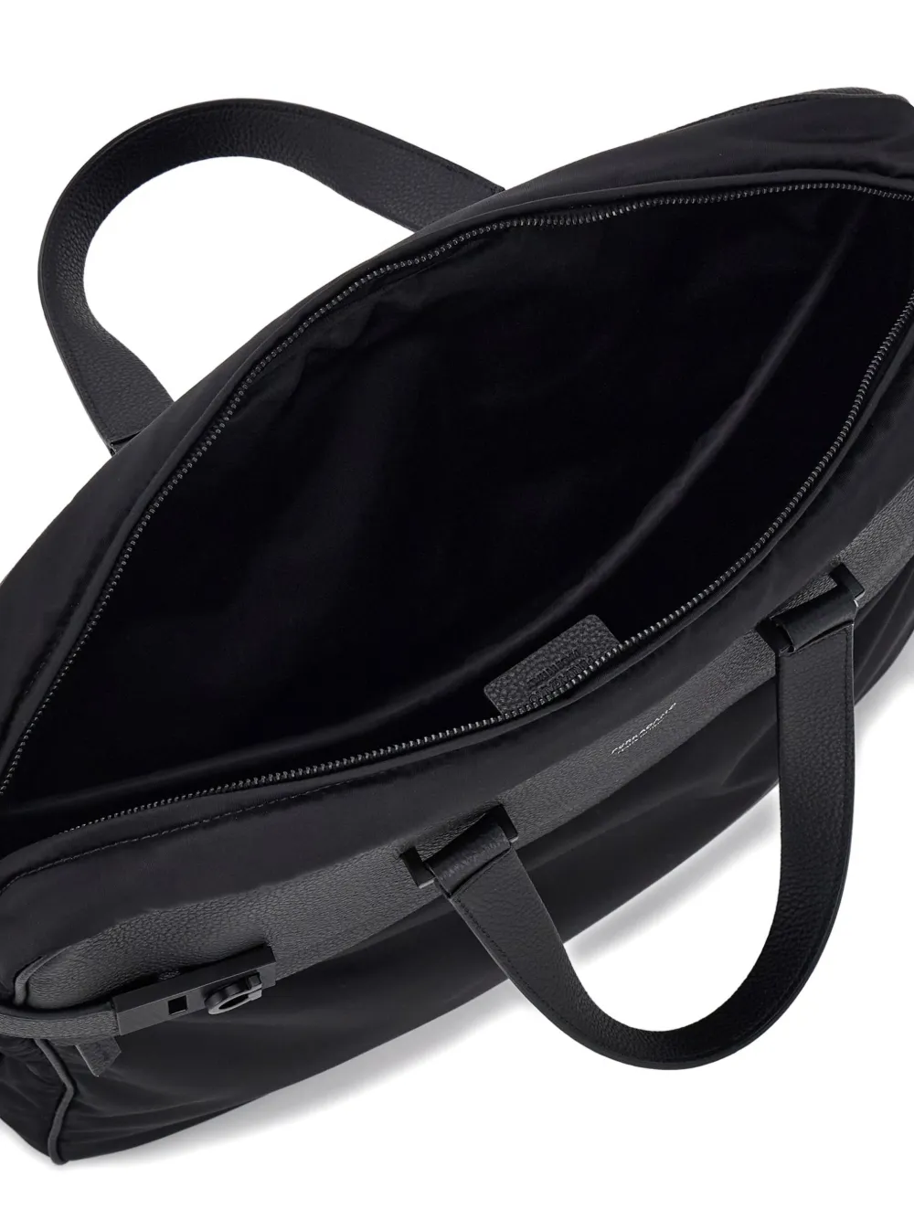 Geanta laptop Ferragamo Gancini-Motif negru - imagine 5