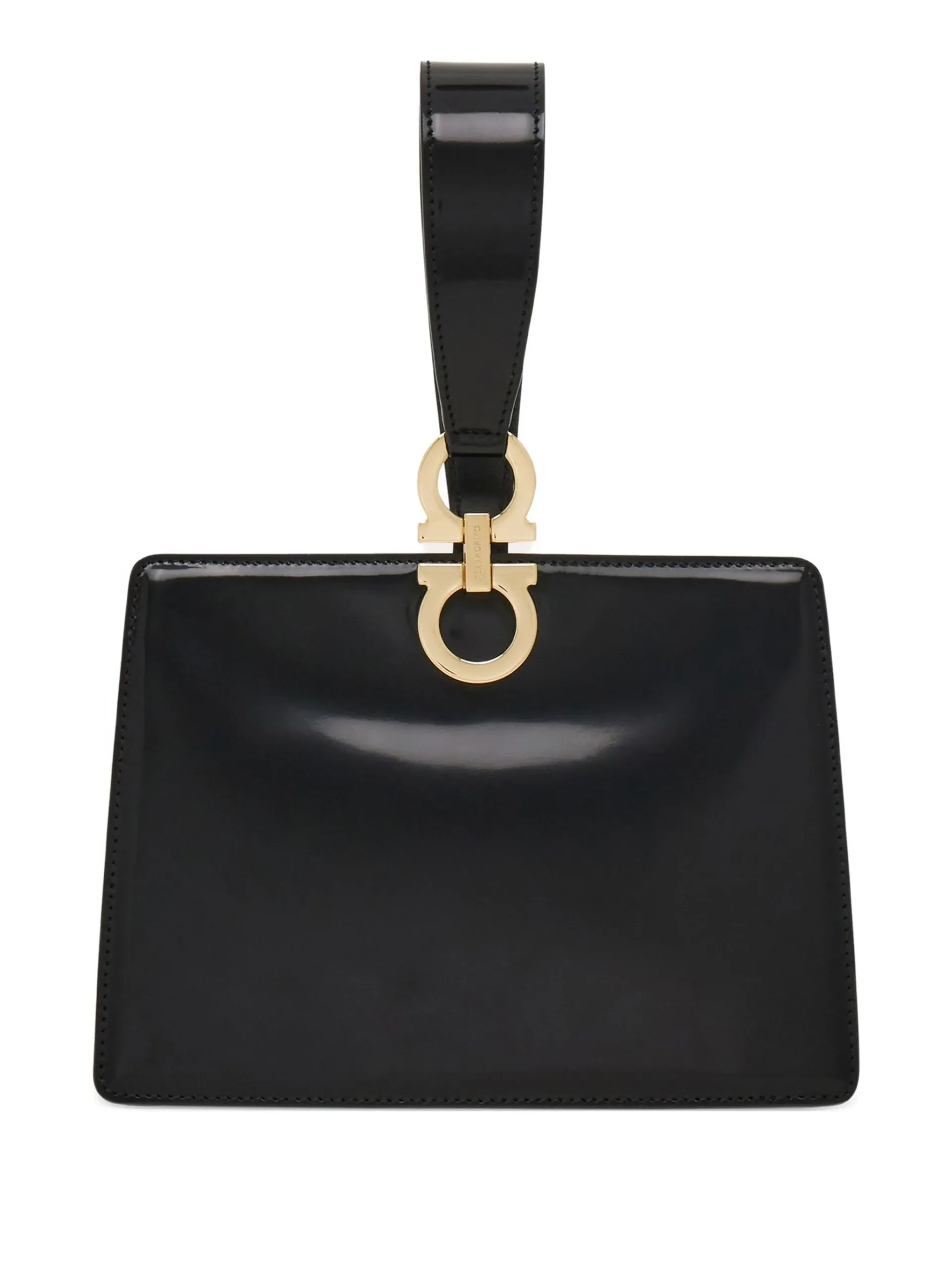 Geanta Ferragamo geometric negru
