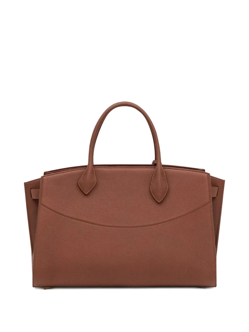 Alternative view of Geanta Ferragamo Studio Leather Tote maro