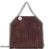 Geanta Stella McCartney Falabella Rhinestone-Embellished maro
