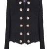 Jacheta Balmain Tweed negru
