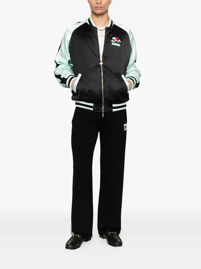 Alternative view of Jacheta Casablanca embroidered-logo negru