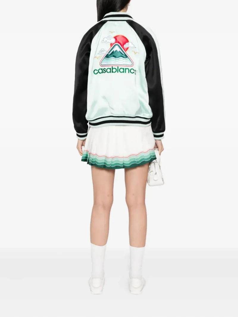 Alternative view of Jacheta Casablanca logo-embroidered alb