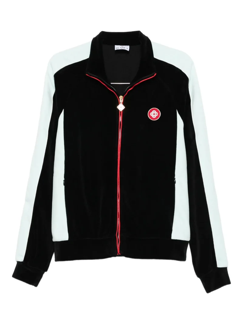 Jacheta Casablanca Panelled zip-up negru