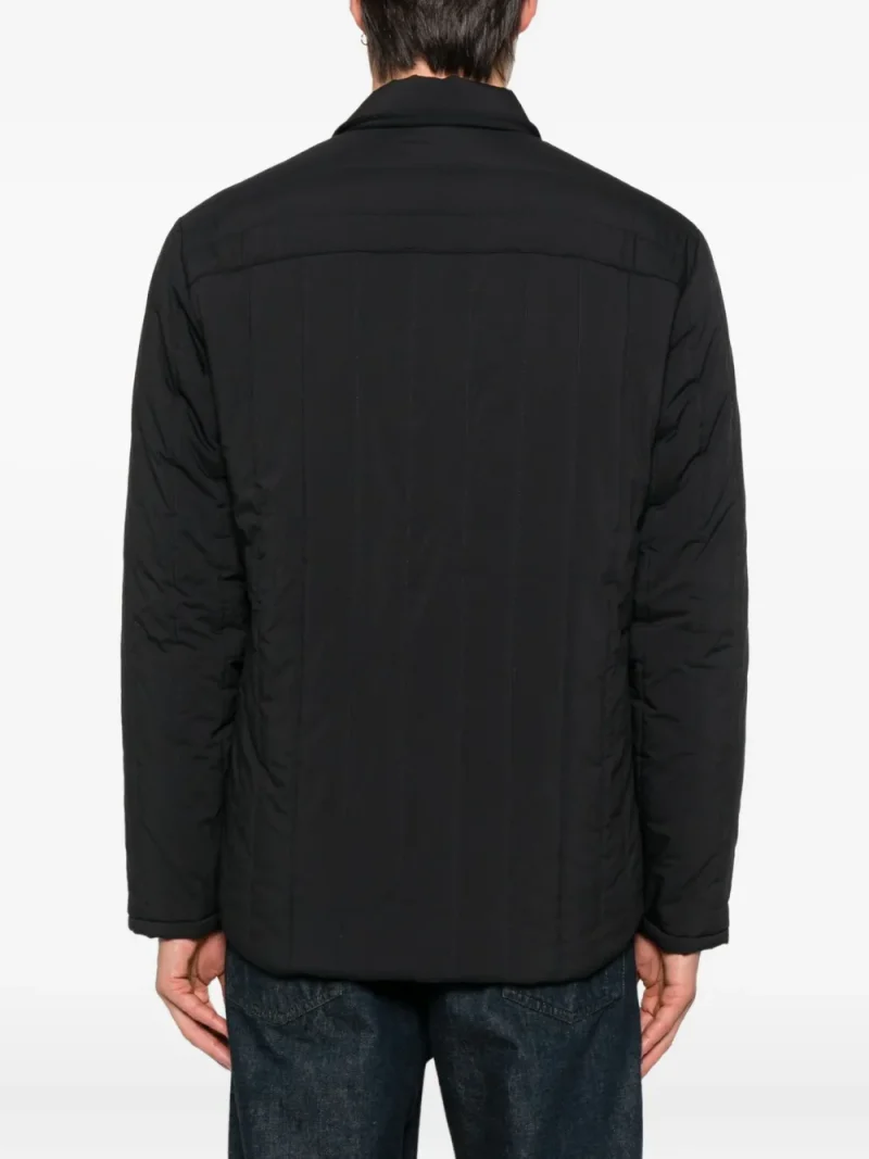 Alternative view of Jacheta Gran Sasso Quilted Patch-Pocket negru