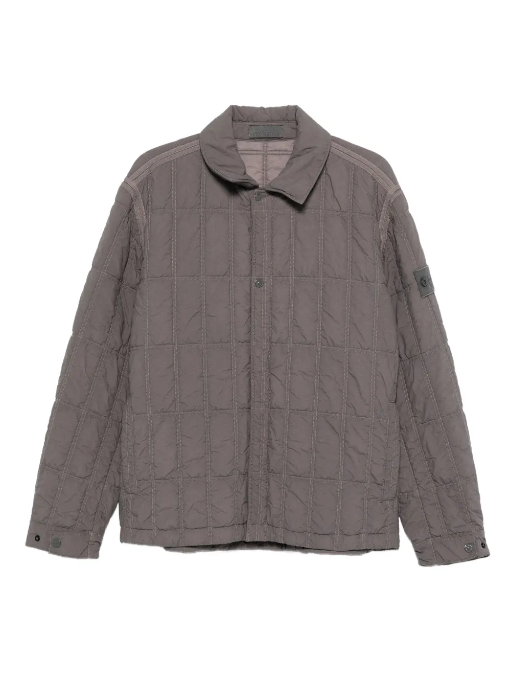 Jacheta Stone Island Quilted Panelled Jacket gri